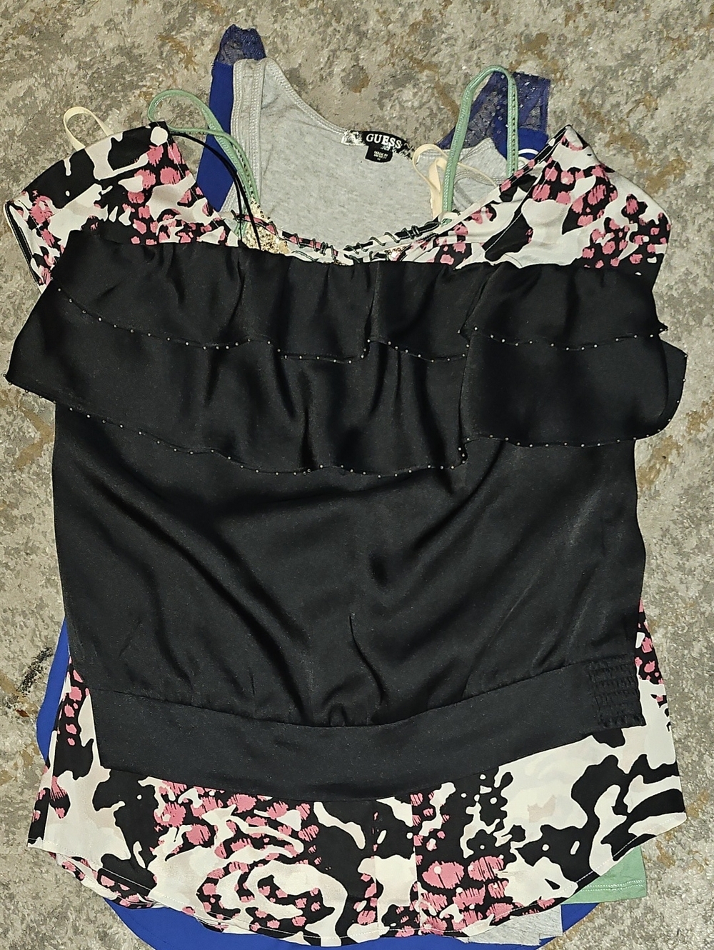 Bundle Of 10 Tops Mix Styles & Sizes Fr Guess Express Rampage Aeropostle & Other - Picture 12 of 15